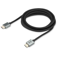 Кабель аудио-видео Buro DisplayPort (m) - DisplayPort (m), ver 1.4, 3м, GOLD, черный [bhp-dpp-1.4-3g]