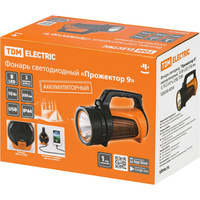 Светодиодный аккумуляторный фонарь TDM Прожектор 9